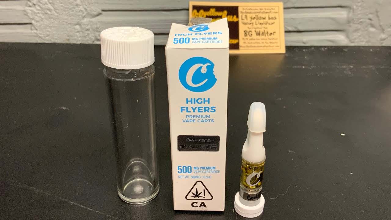 Cookies Carts Real Best 🍪 Review New Snowman ⛄️ Strain High Flyers