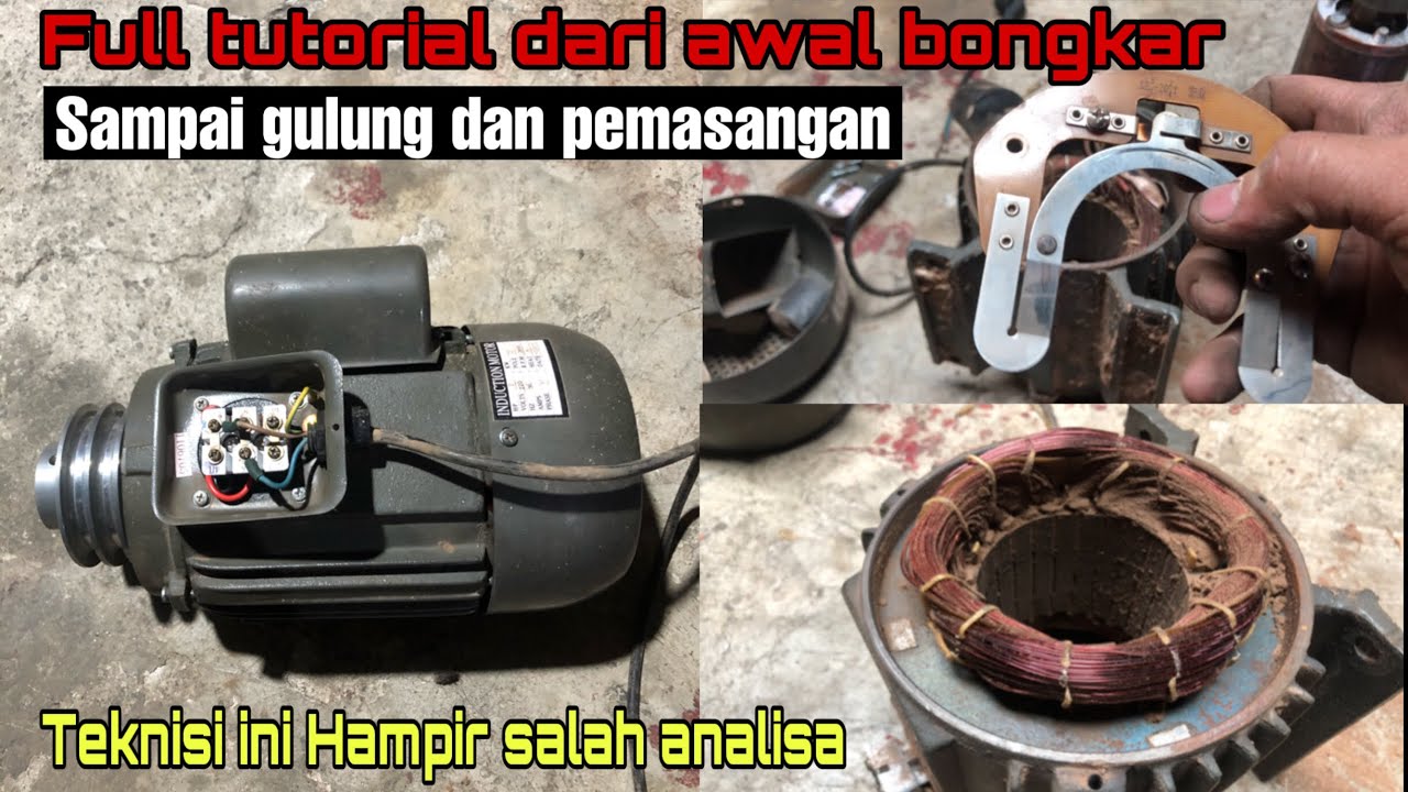 Full cara gulung dinamo pemotong kayu mabel