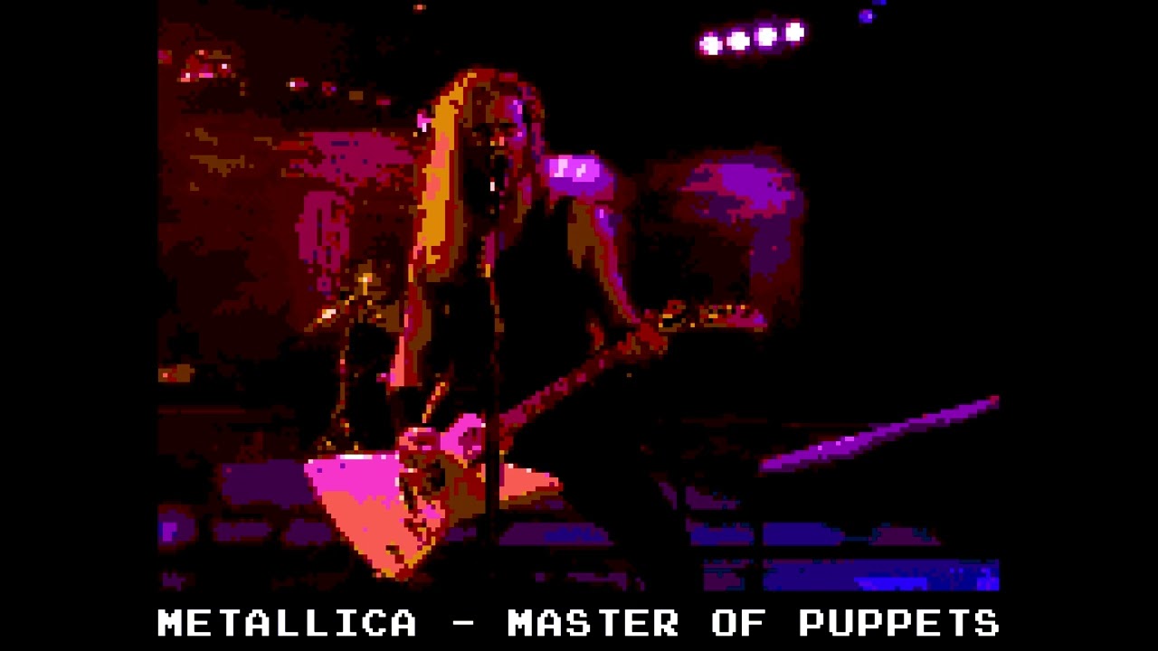 Metallica - Master Of Puppets (8 Bit Raxlen Slice Chiptune Remix)