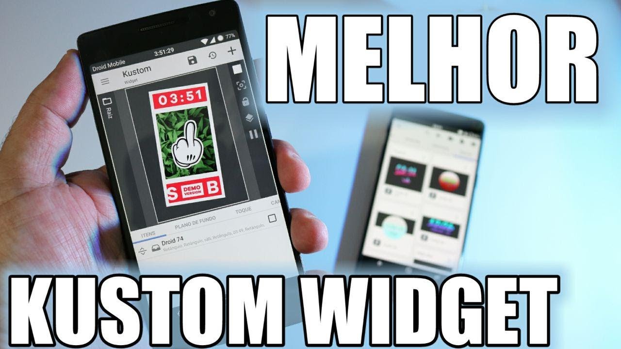KWGT - MELHOR WIDGET KUSTOM PARA SEU ANDROID | KWGT TUTORIAL | PERSONALIZAÇÃO