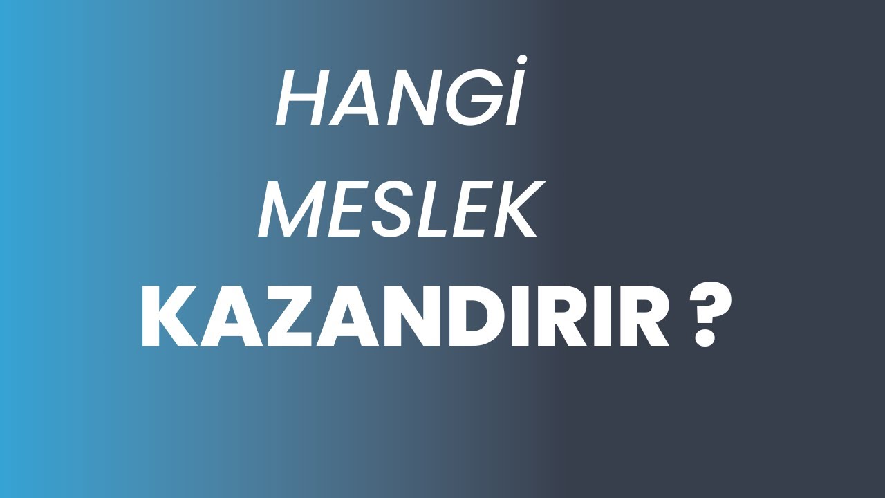 Hangi Meslek Kazandırır ? / Rise Online