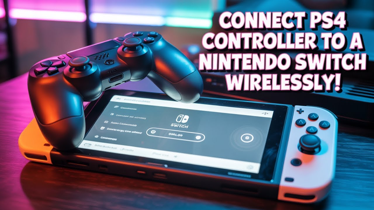 Как подключить контроллер PS4 к модифицированной Nintendo Switch