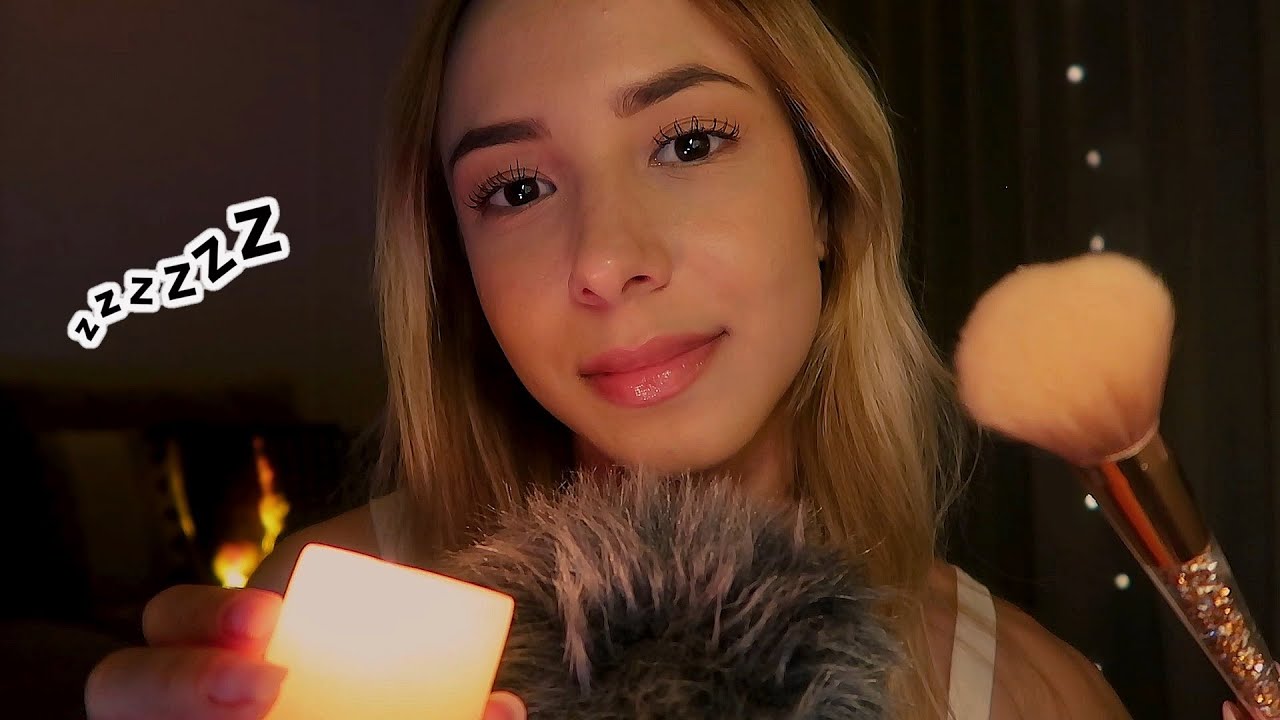 ASMR ☔️ 1h de atenção pessoal e ambiente escuro (sussurros, afirmações positivas, cafuné)