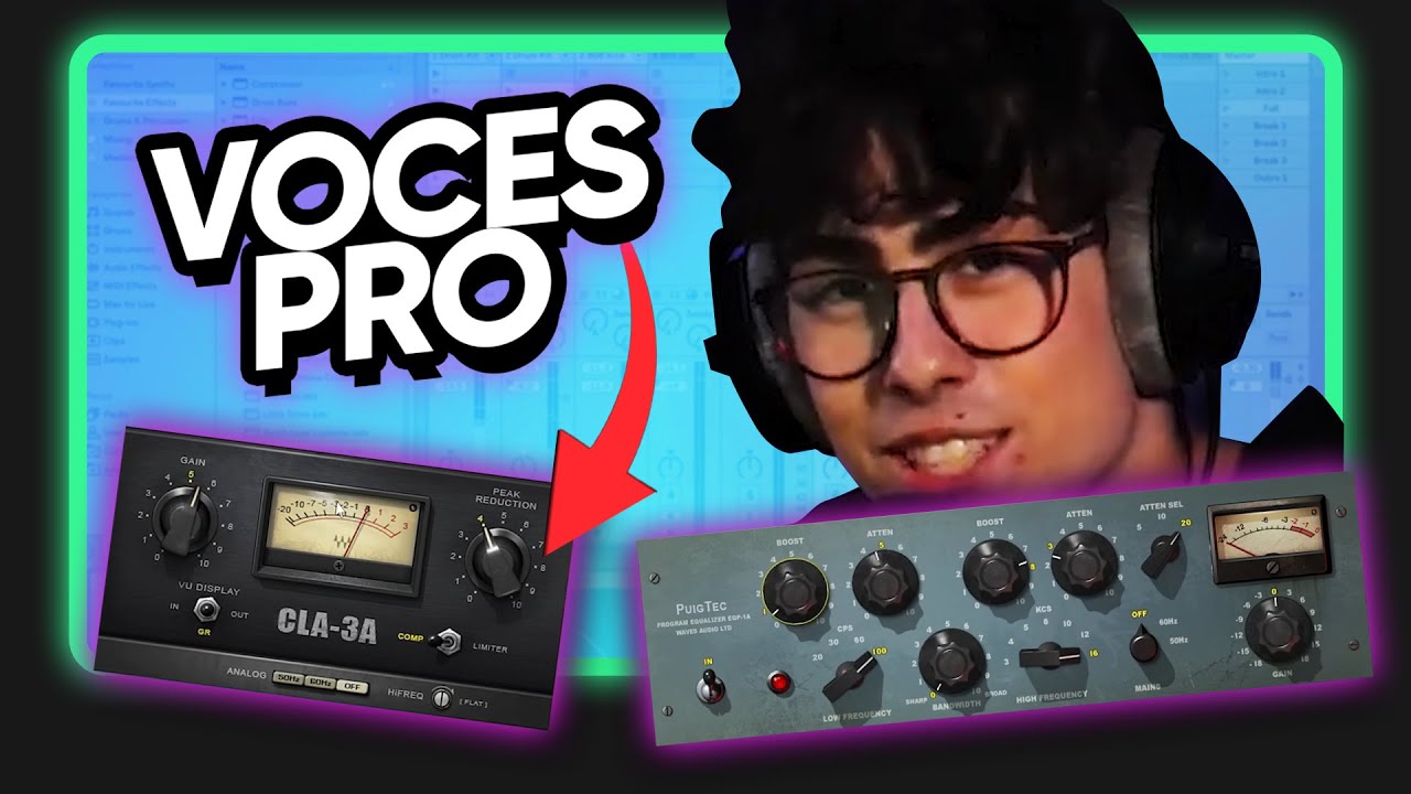 APRENDE cómo MEZCLAR VOCES de RAP 😲 *Fácil* en Ableton Live