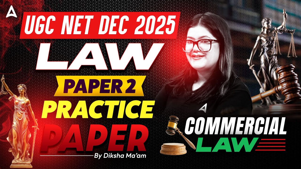 UGC NET Law | UGC NET Commercial law | UGC NET Law Question Paper By Diksha Ma'am