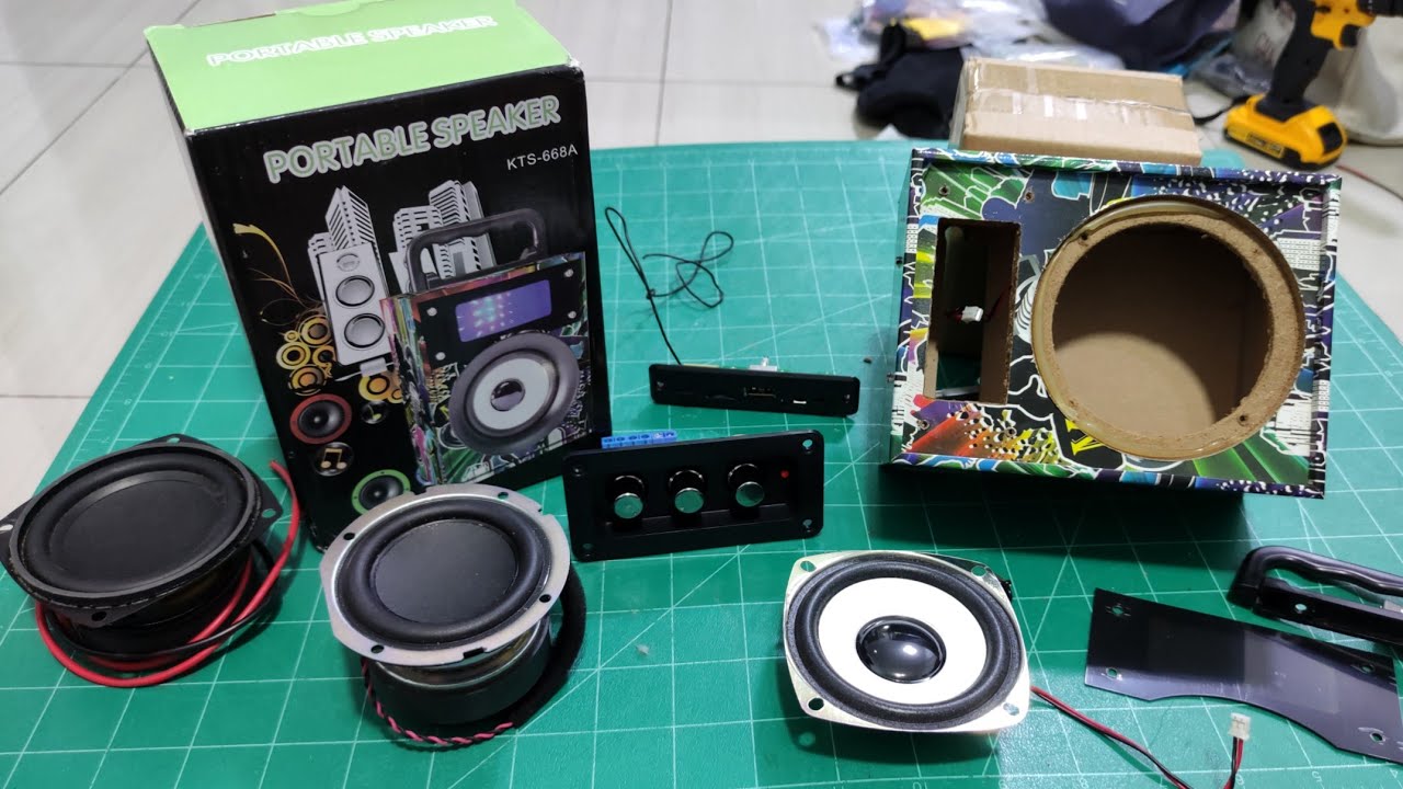 ลำโพงบลูทูธราคาถูก 100 บาท 5 วัตต์ เสียงดี ฟังหวยได้ มี FM และ Usb KTS-668A