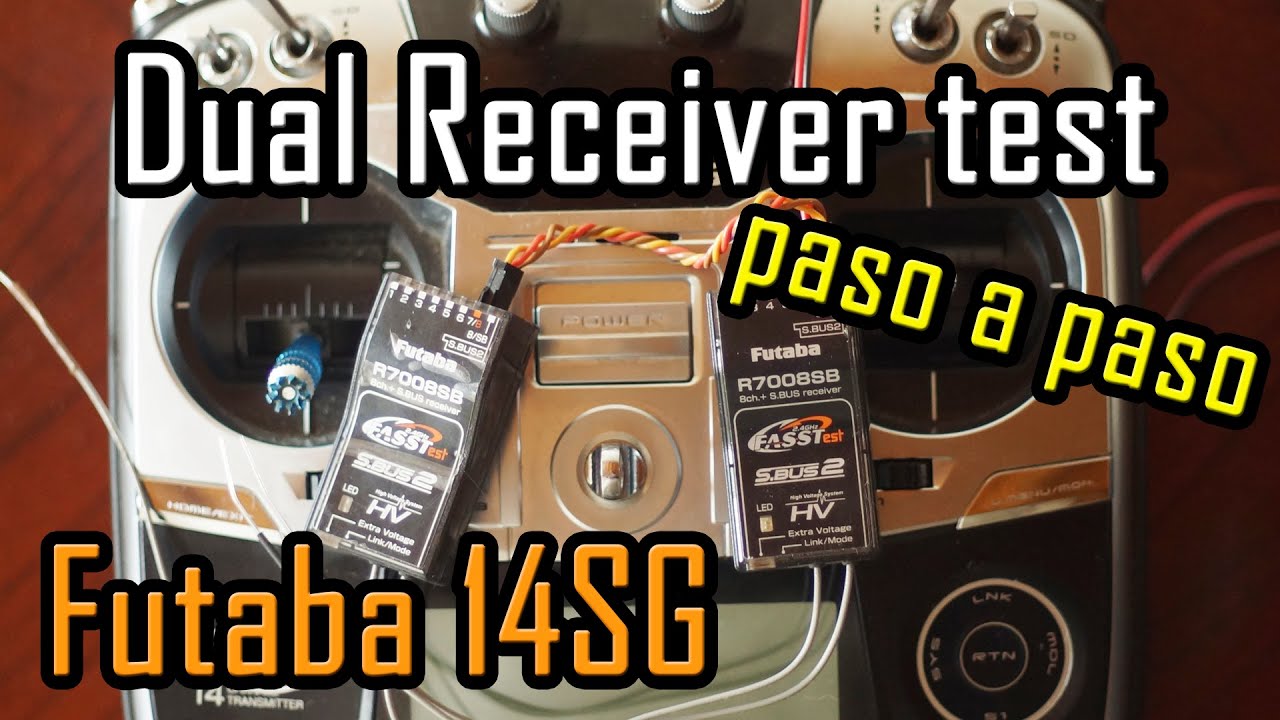 Futaba 14SG Dual Receiver test