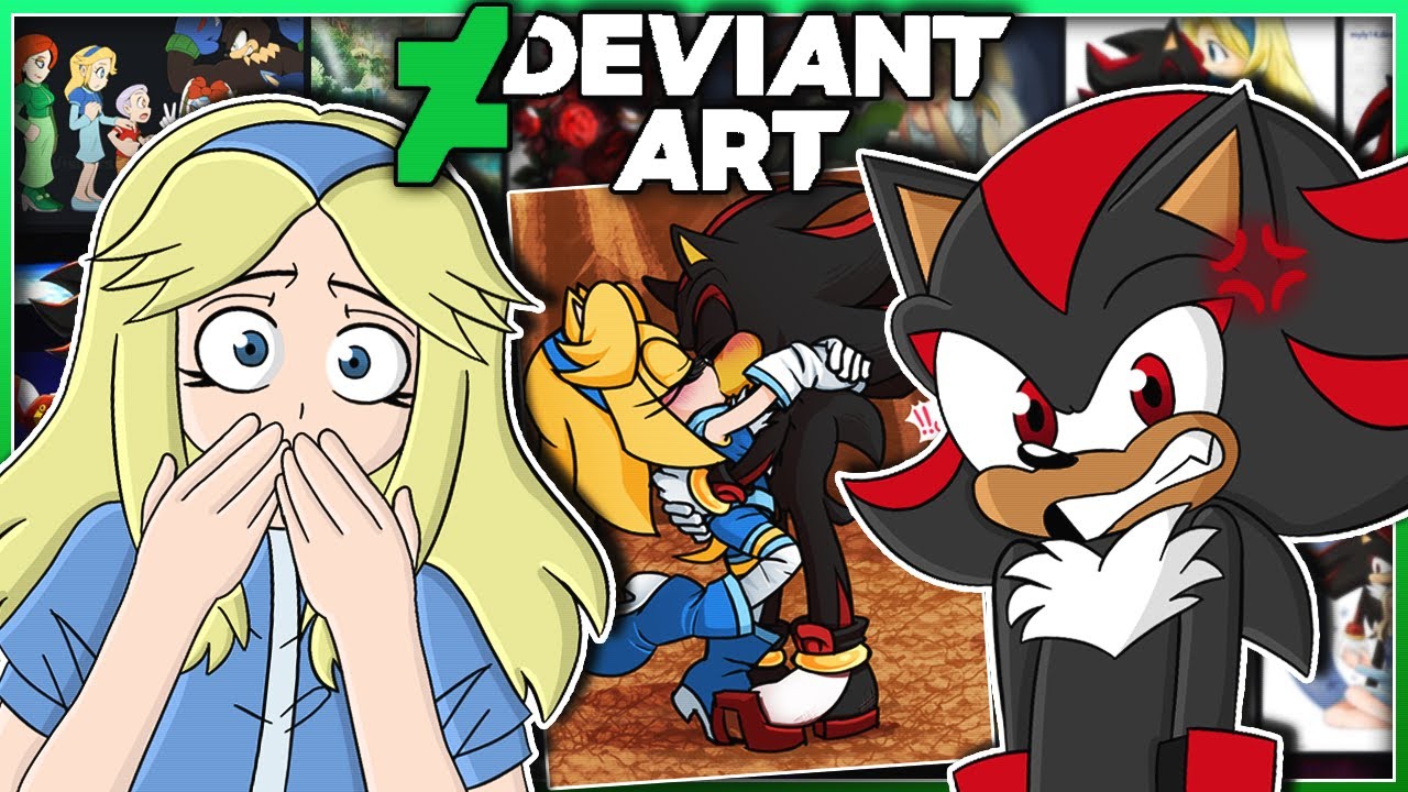 Шэдоу и Мария посещают DEVIANTART! - МАРИЯ ЦЕЛОВАЛА ШЭДОУ?!