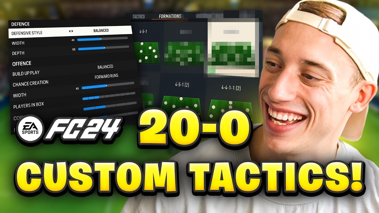 My PRO 20-0 Custom Tactics on EAFC 24!