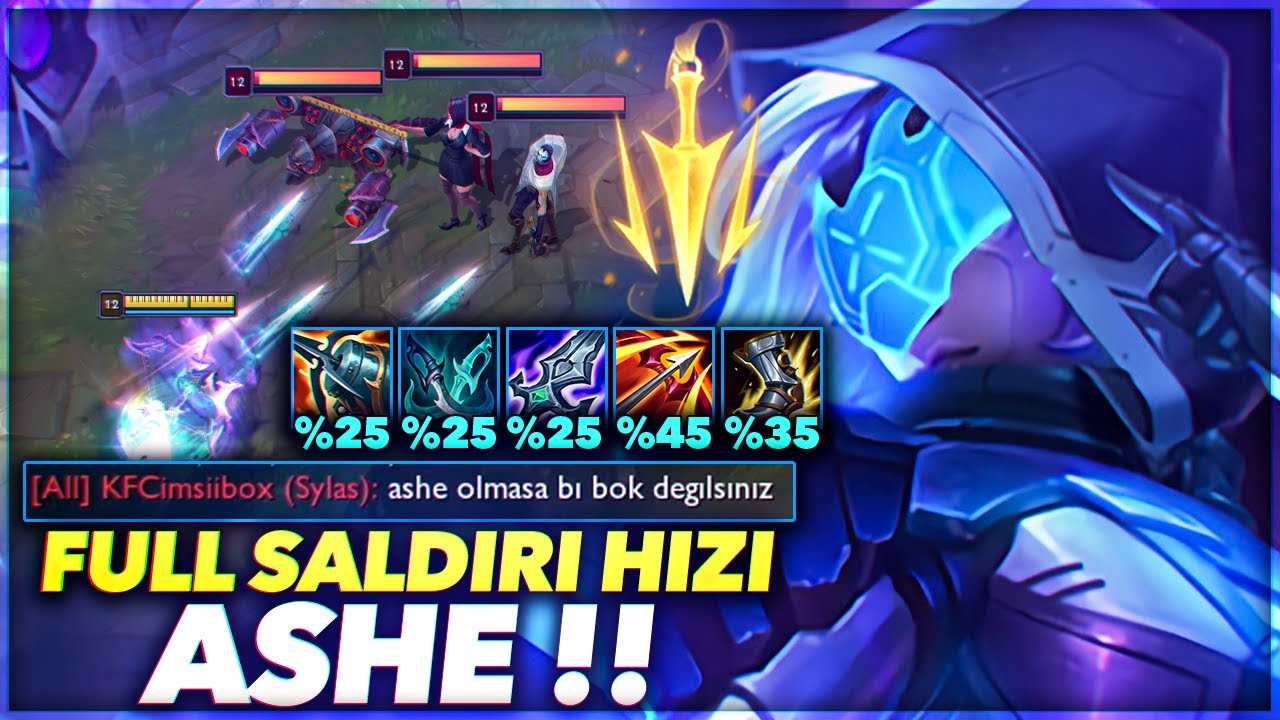 KİTE MANYAĞI YAPTIM YAKLAŞTIRMIYORUM !! T&Uuml;M KİLLER BENDE TAKIMI TEK TAŞIDIM !! ASHE | Og&uuml;n Demirci