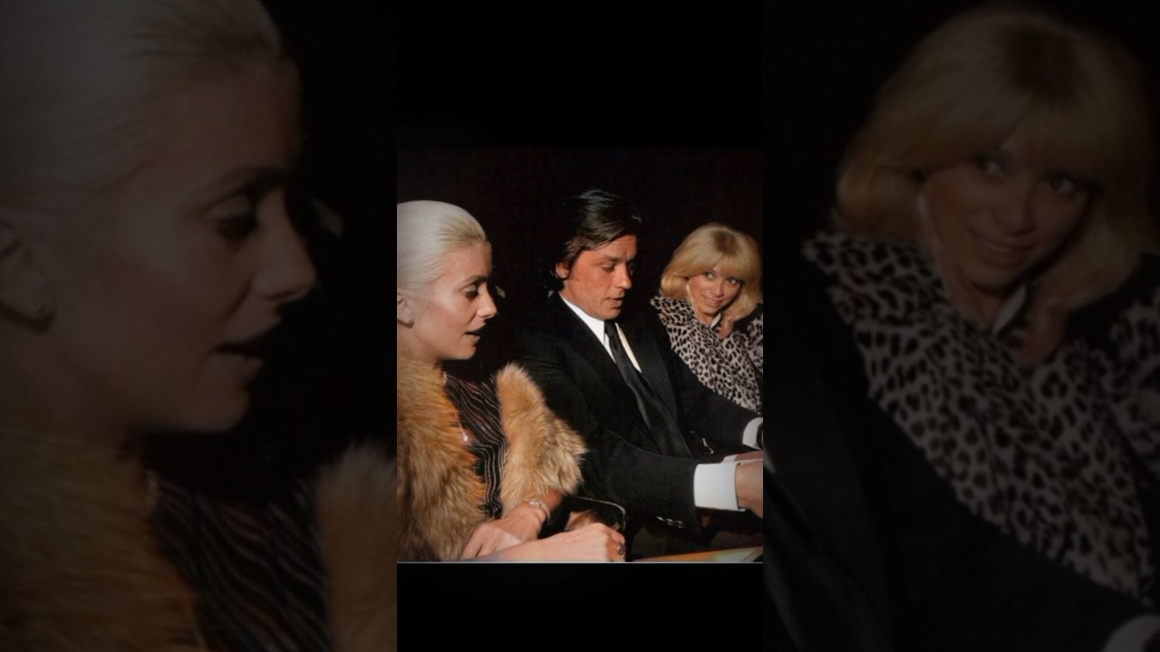 Alain DELON & Catherine DENEUVE & Mireille DARC