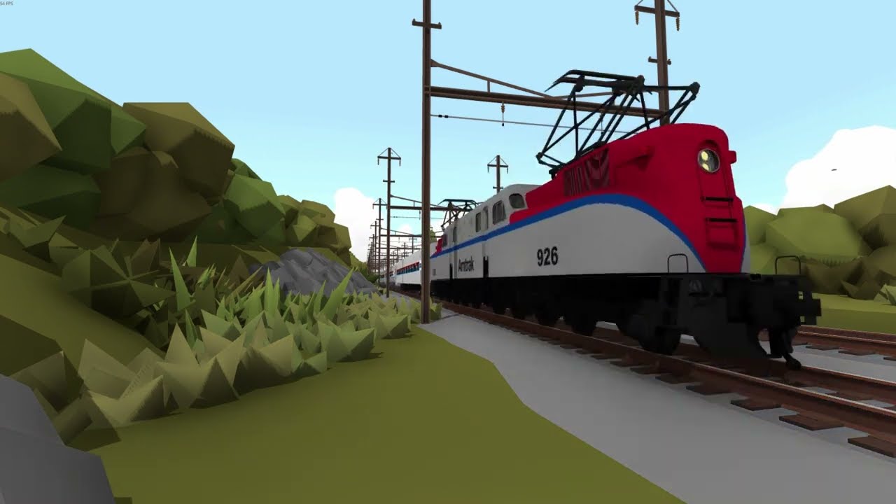 Rolling line Amtrak compilation 2