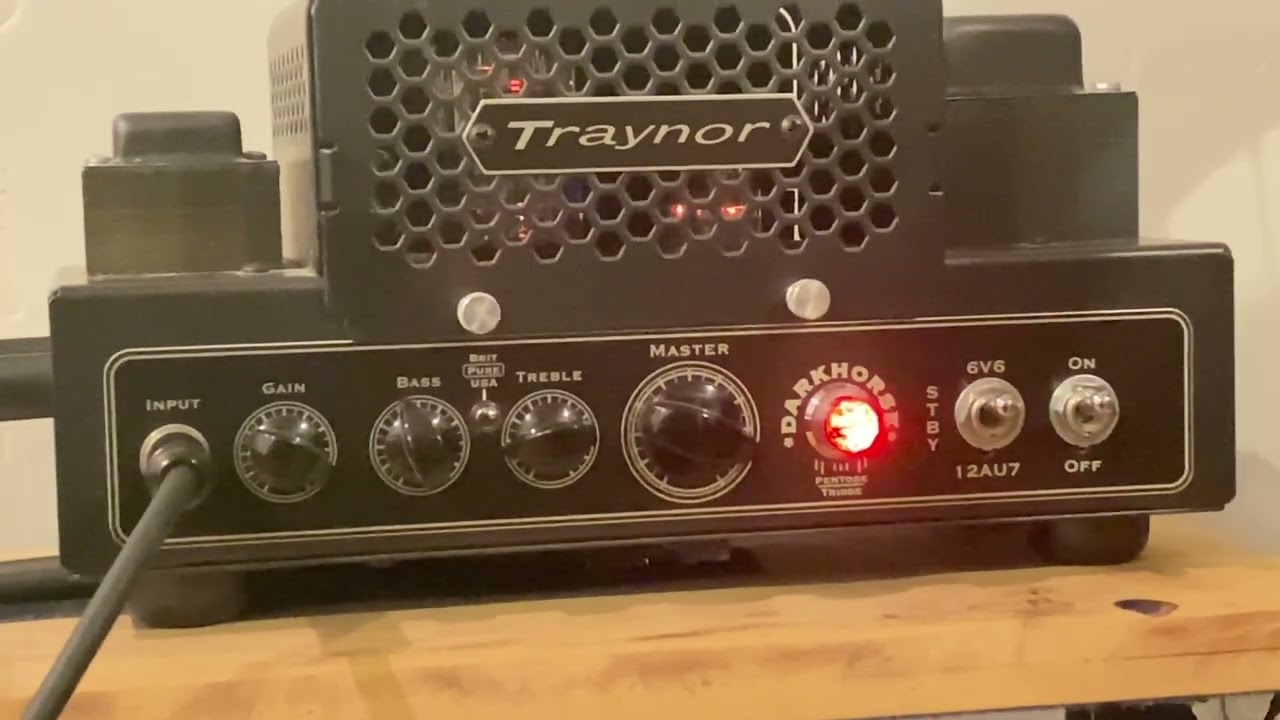 Traynor darkhorse on 15w 6v6 output