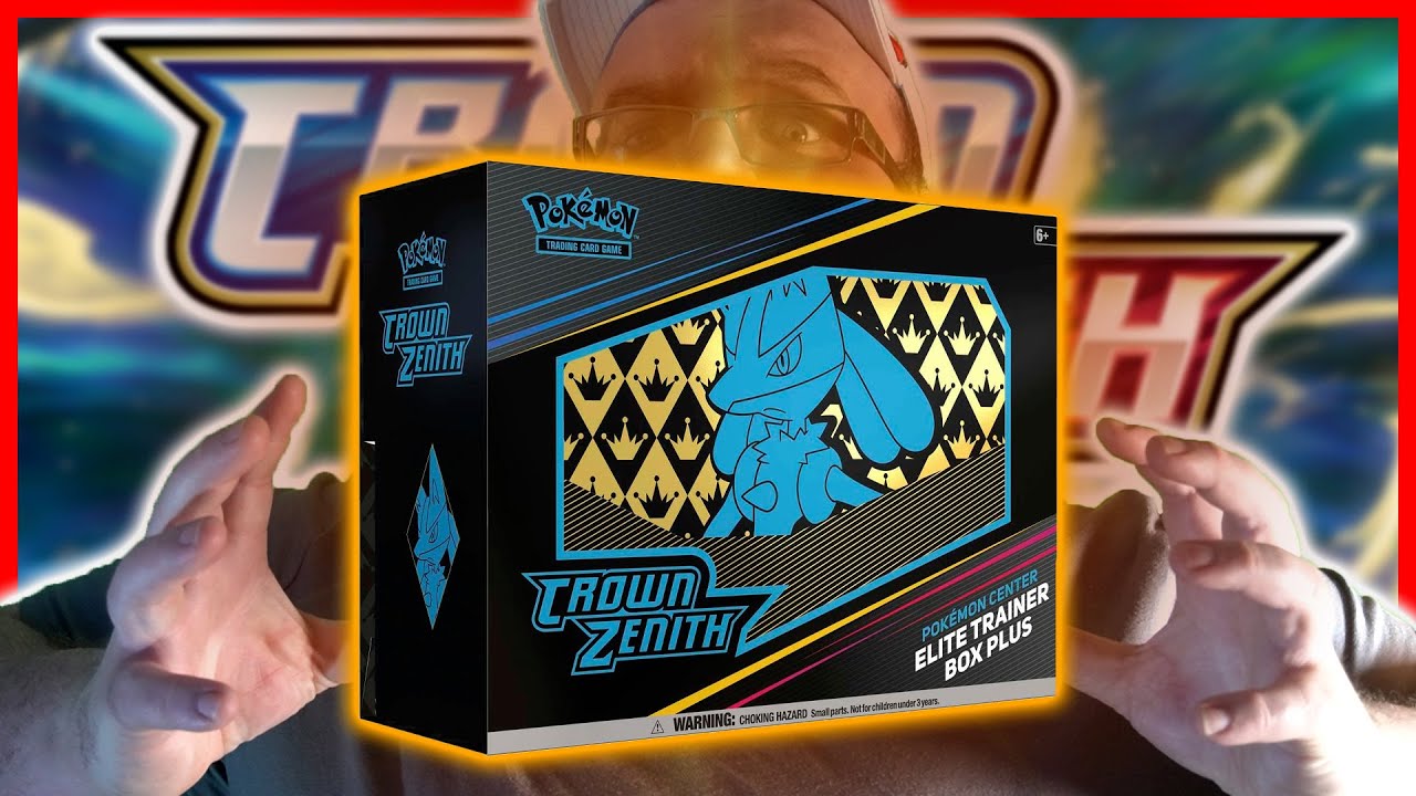 Pok&eacute;mon Center EXCLUSIVE Crown Zenith ETB Opening! | Gold VStar Pull!