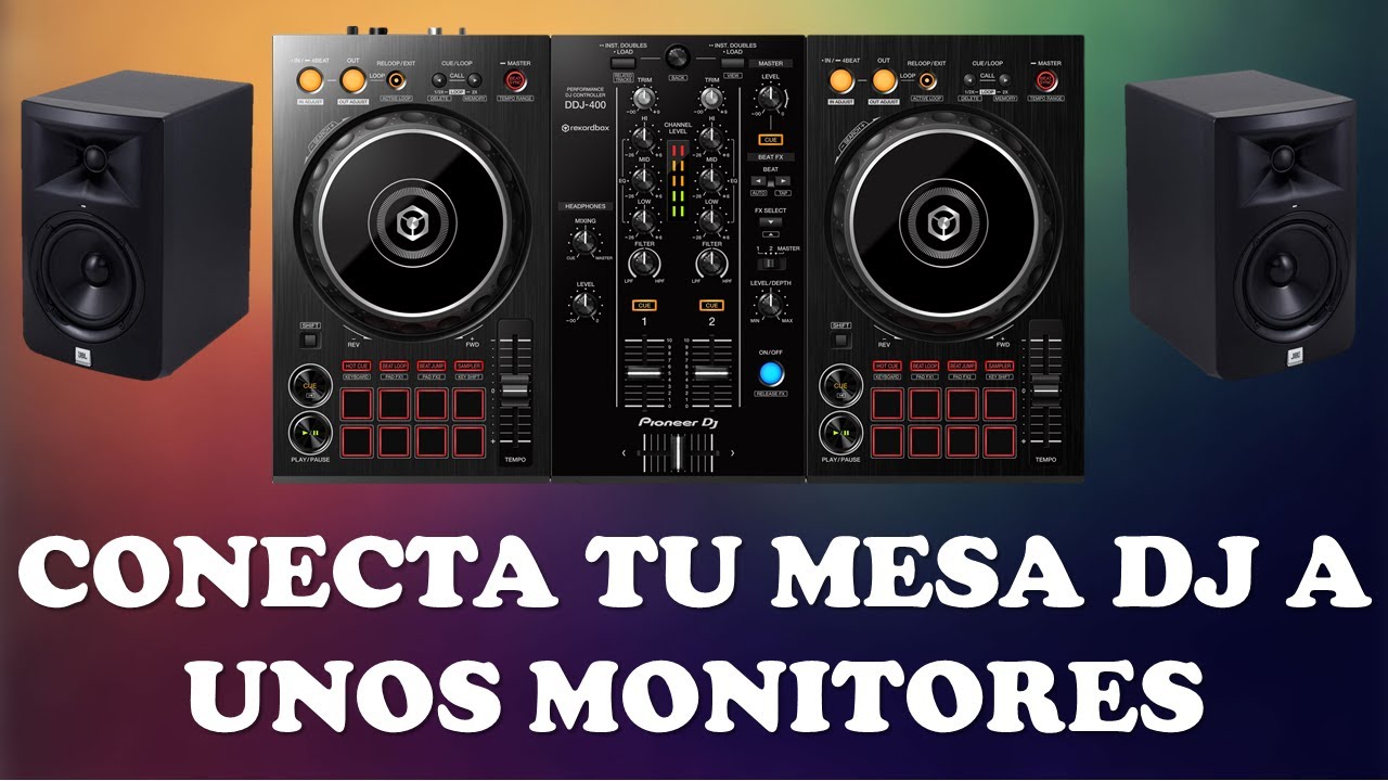 Cómo conectar unos altavoces (monitores) a una mesa de DJ