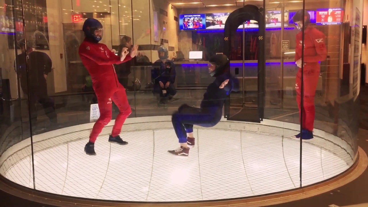 Started getting into the indoor skydiving sitfly position