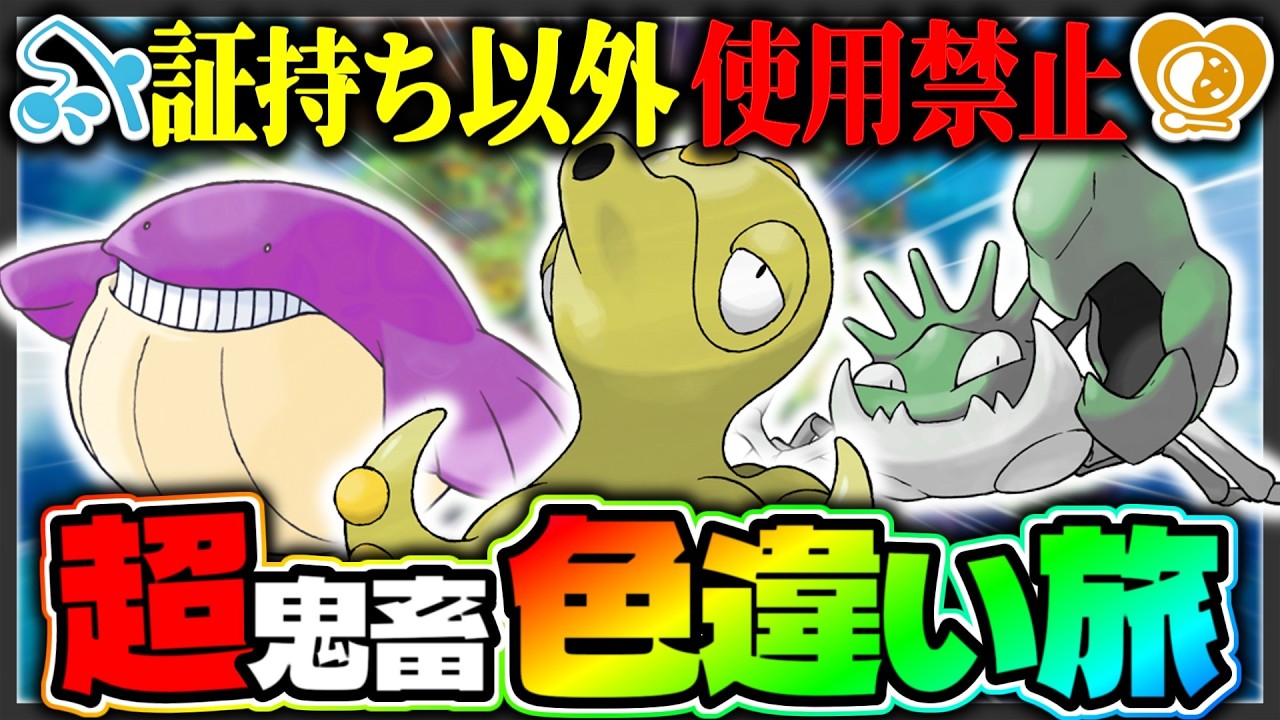 【ポケモン剣盾】証持ち以外使用禁止！！“超鬼畜”色違いの旅 #4【ソードシールド】