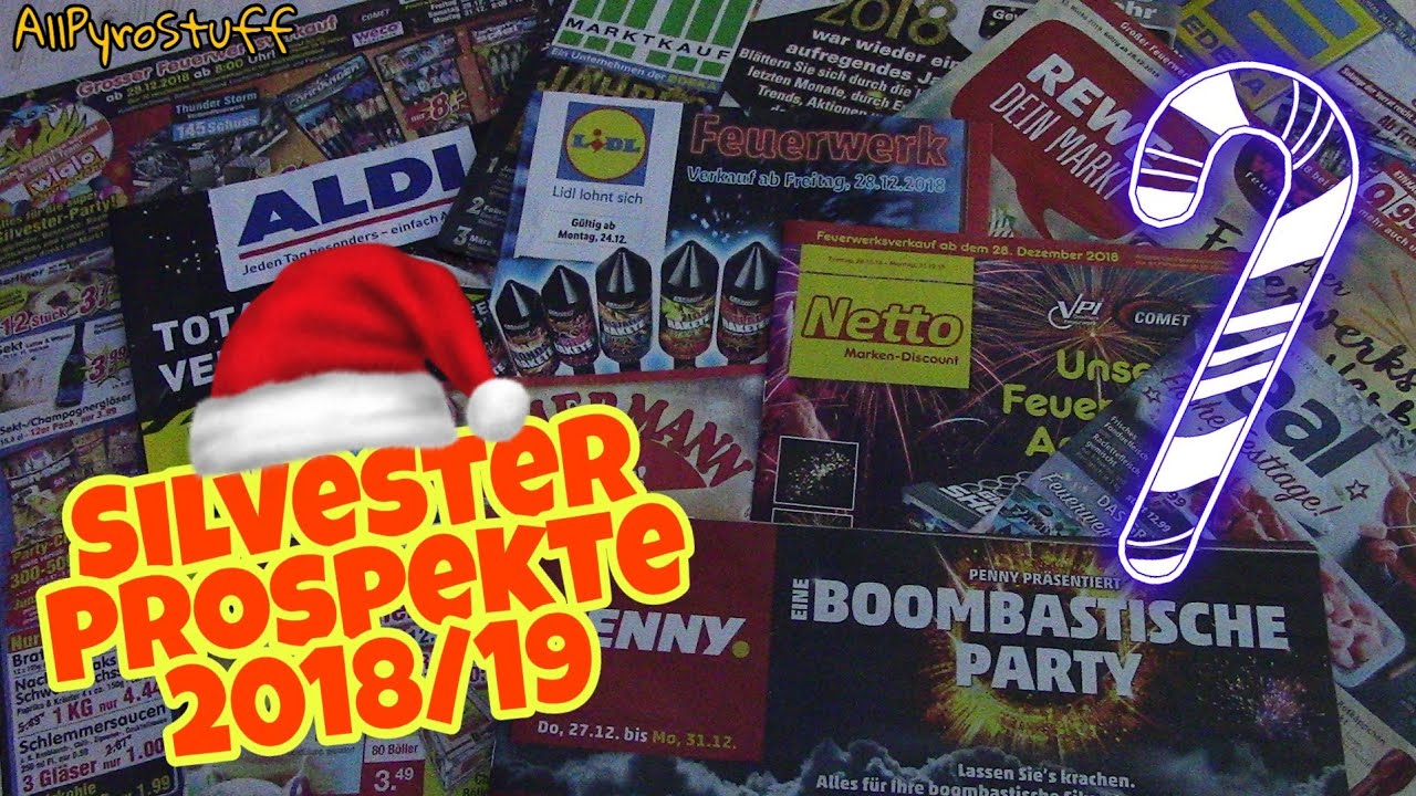 SILVESTER FEUERWERK PROSPEKTE &Uuml;BERSICHT 2018/19 | Weihnachts-Special 2018 | AllPyroStuff