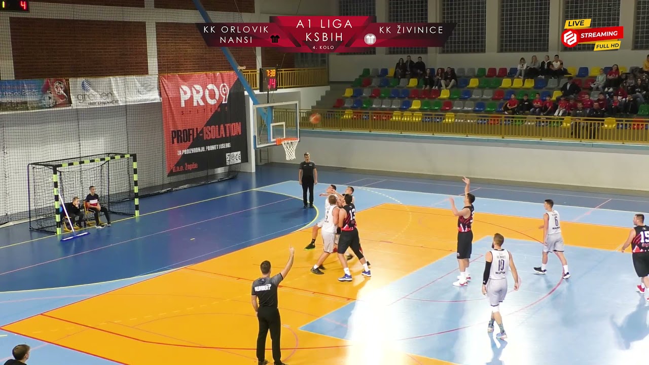 KK Orlovik Nansi - KK Zivinice  A1 Liga KSBIH 4. Kolo
