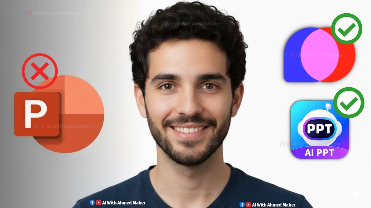 طريقة عمل برزنتيشن بالذكاء الاصطناعي مجانًا | أفضل موقعين لإنشاء عروض تقديمية احترافية في ثوانٍ