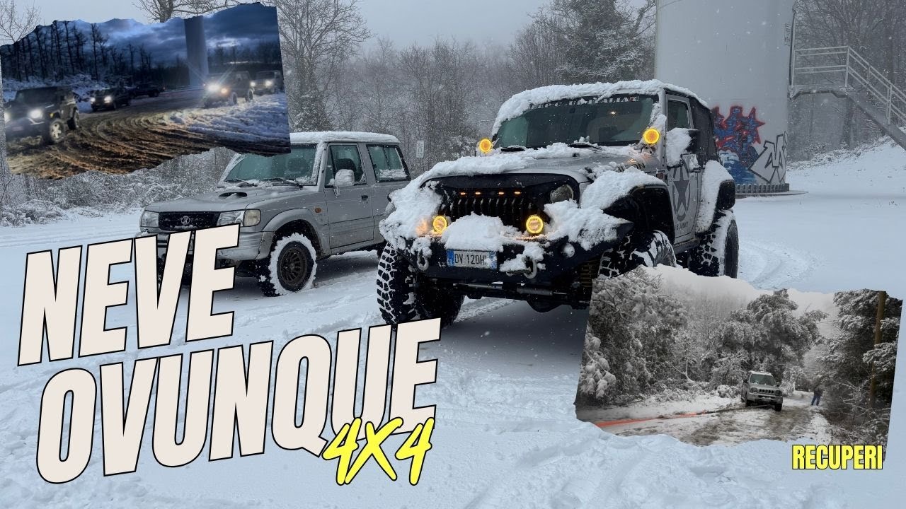 [OFFROAD ITALIA] NEVE IN 4X4 | Recuperi e divertimento