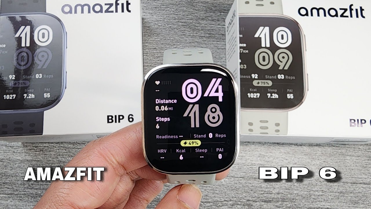 AMAZFIT BIP 6 ( STONE ) unboxing + detalles que debes conocer