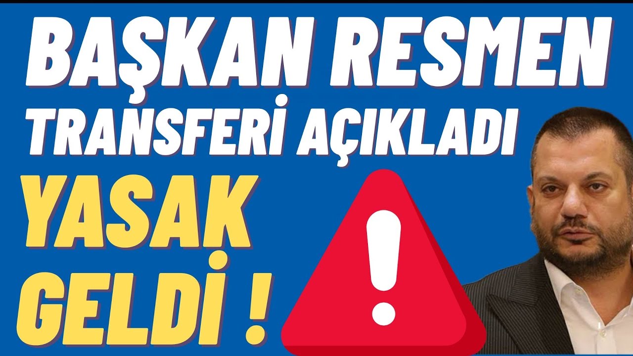 Başkan transferi resmen açıkladı? Trabzonspor’dan yasak geldi! 
