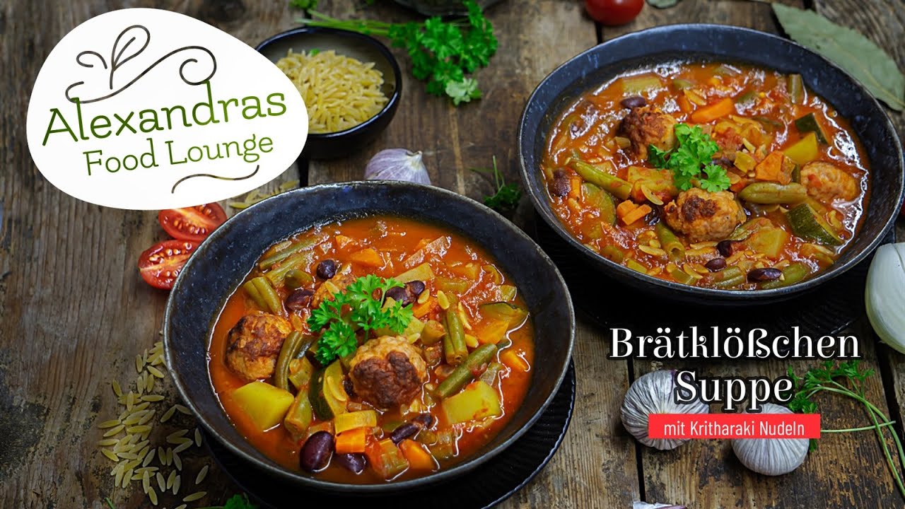 Leberk&auml;se-Kl&ouml;&szlig;chen Suppe/ Schnell und lecker #eintopf#suppe#waskocheichheute