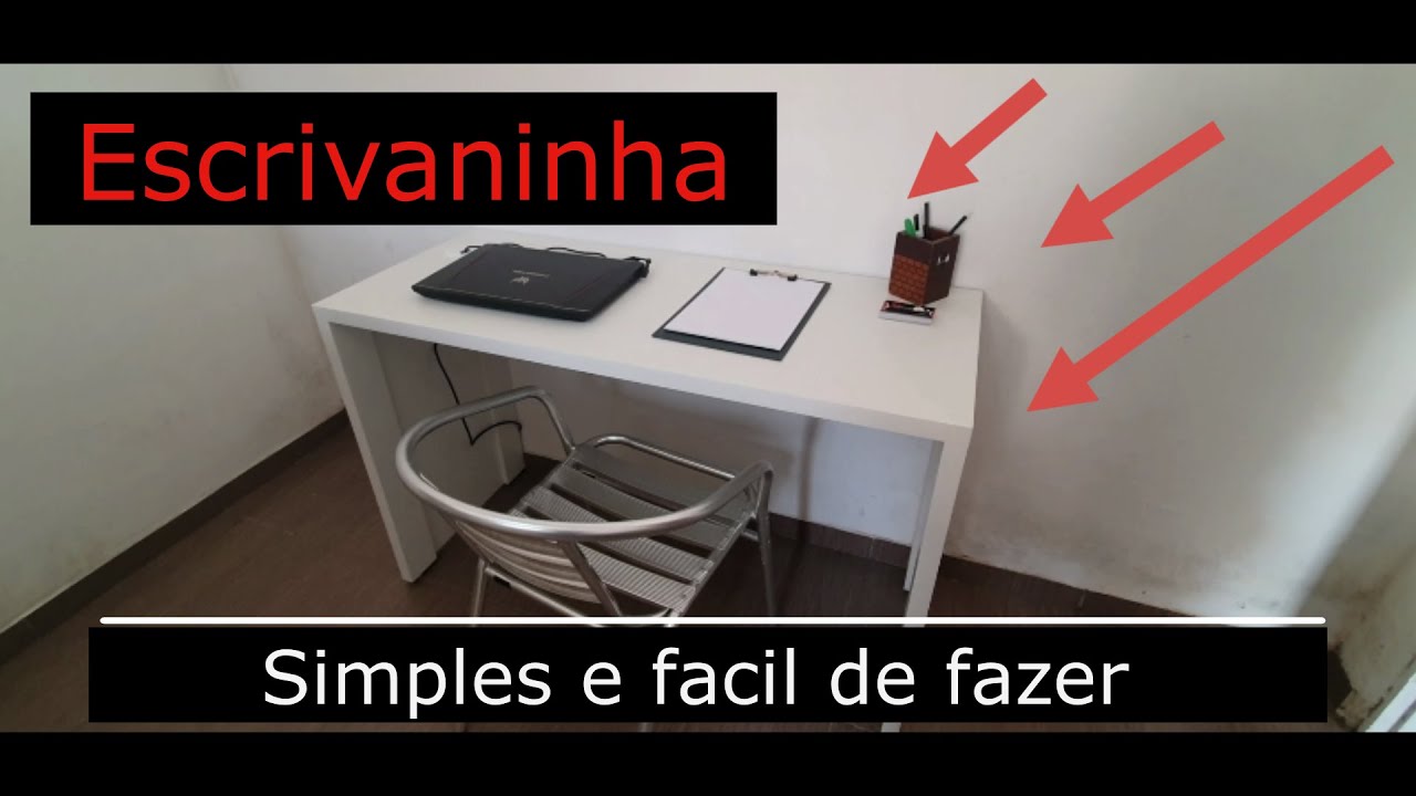 Faça em casa uma escrivaninha!!!! simples e fácil de fazer