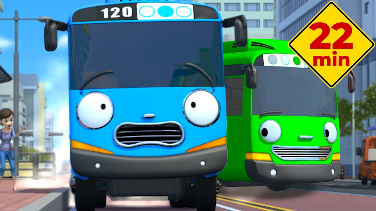 Safety on the Road for Kids 🚷 Tayo the little Bus Compilation Double Episode 🚌 Kids Learning Videos