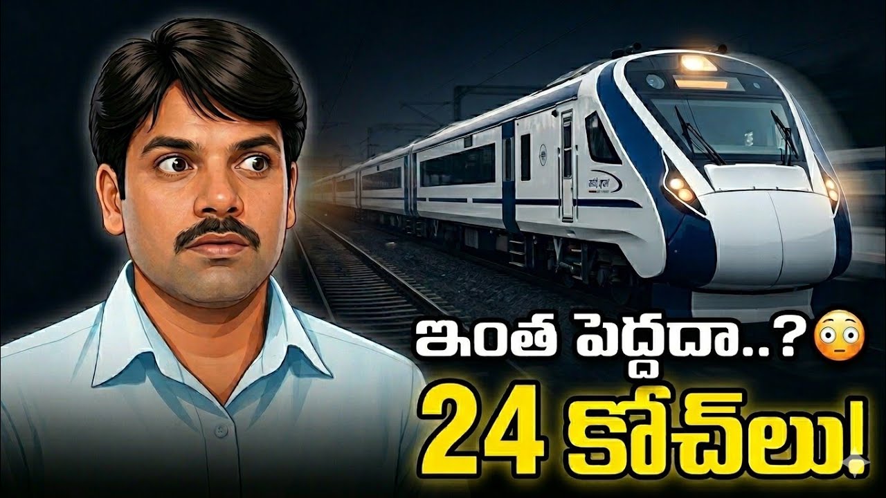 24 కోచ్‌లతో లాంగెస్ట్ వందే భారత్ స్లీపర్ ట్రైన్ 🚆 | ఇండియన్ రైల్వేస్ మాస్టర్ ప్లాన్