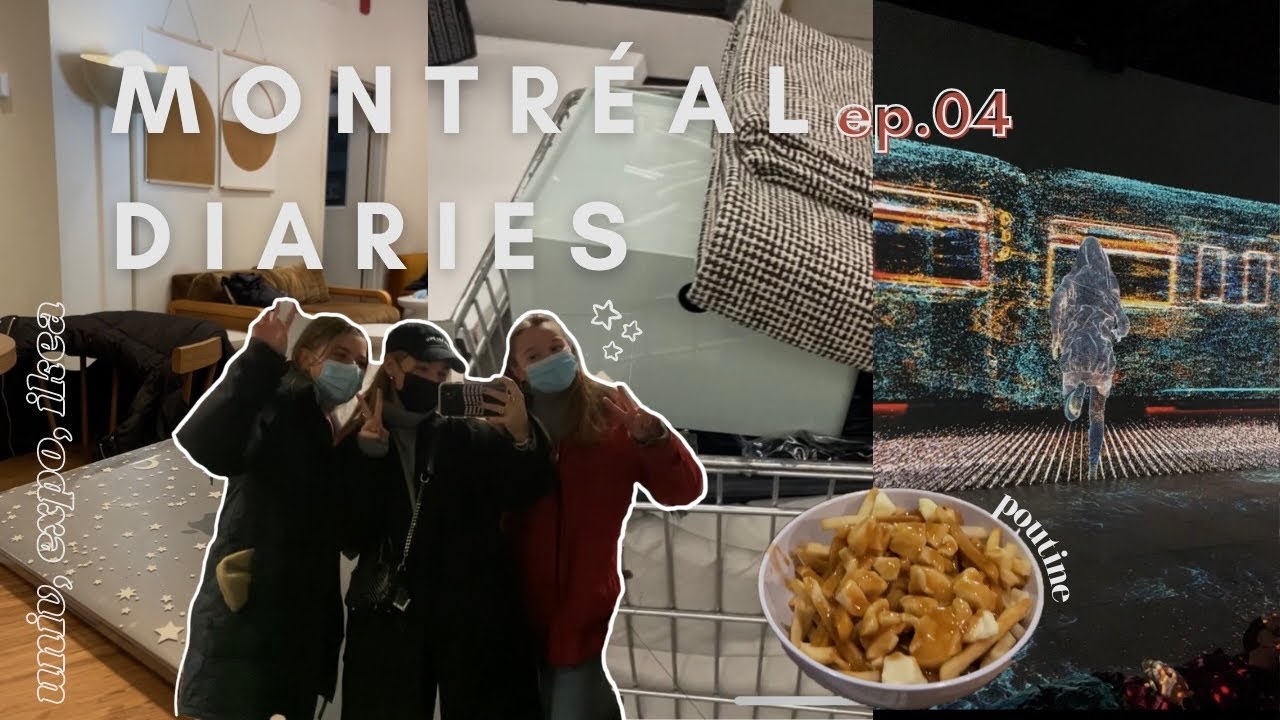 days in my student life : Ikea, cafés & expo✨ / montreal diaries ep.04🇨🇦🤍