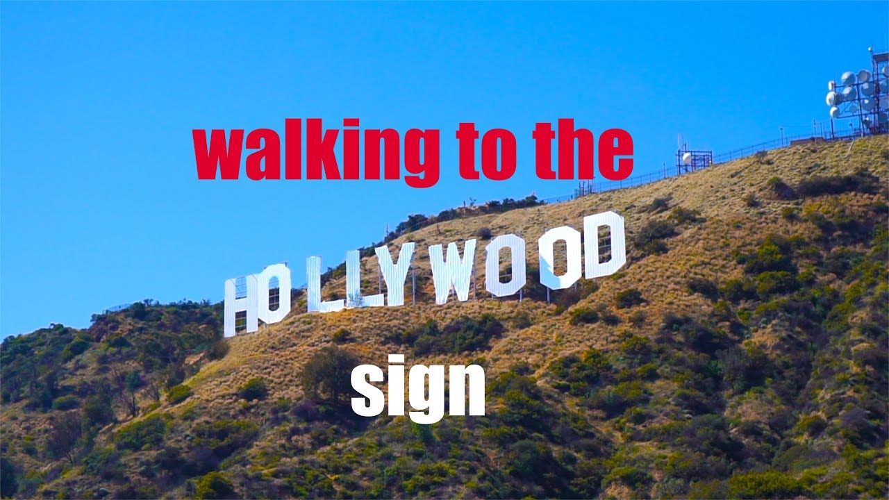 Walking to the Hollywood Sign, 4K Sony a6500
