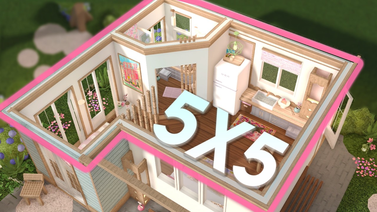 Building a 5x5 House in Bloxburg