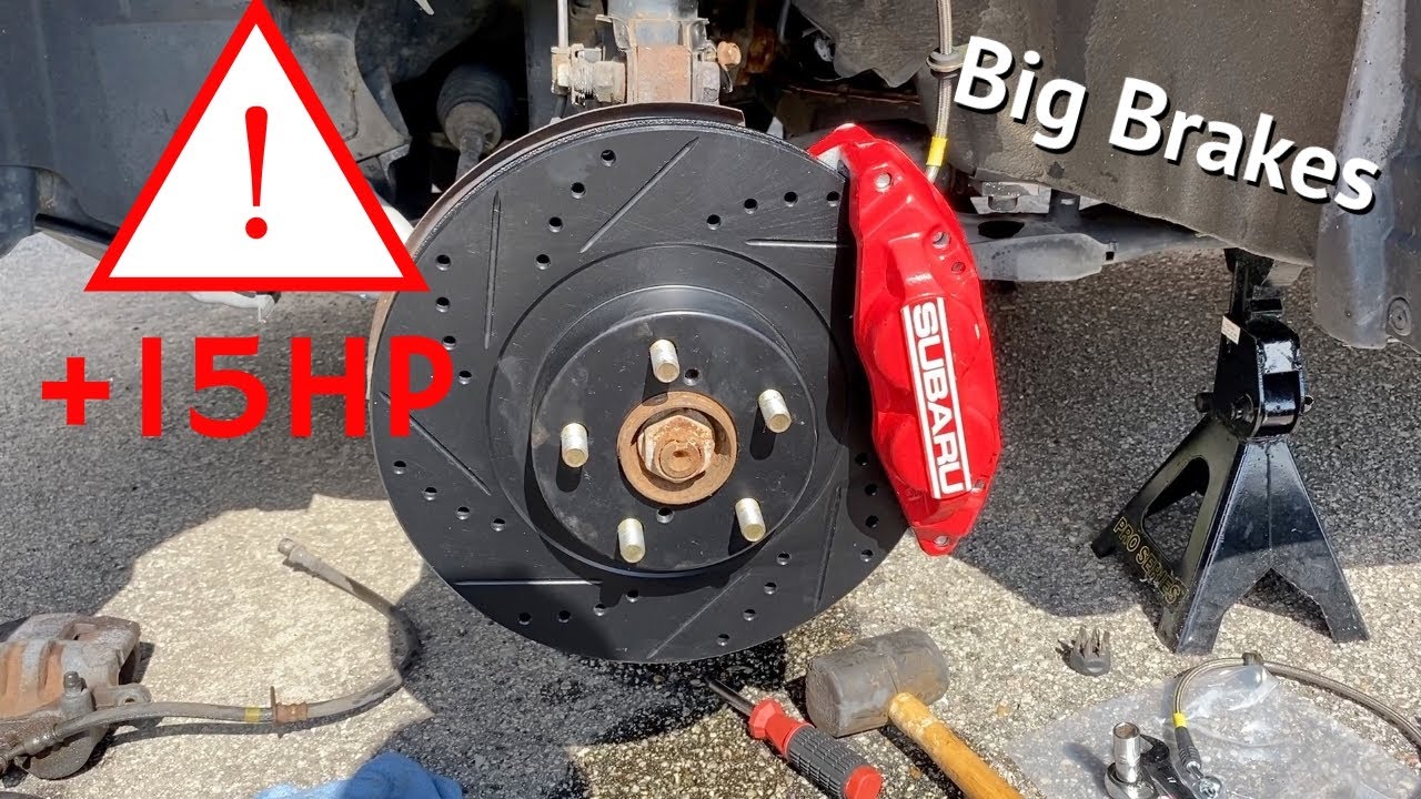 2005 Subaru Forester 4 pot upgrade