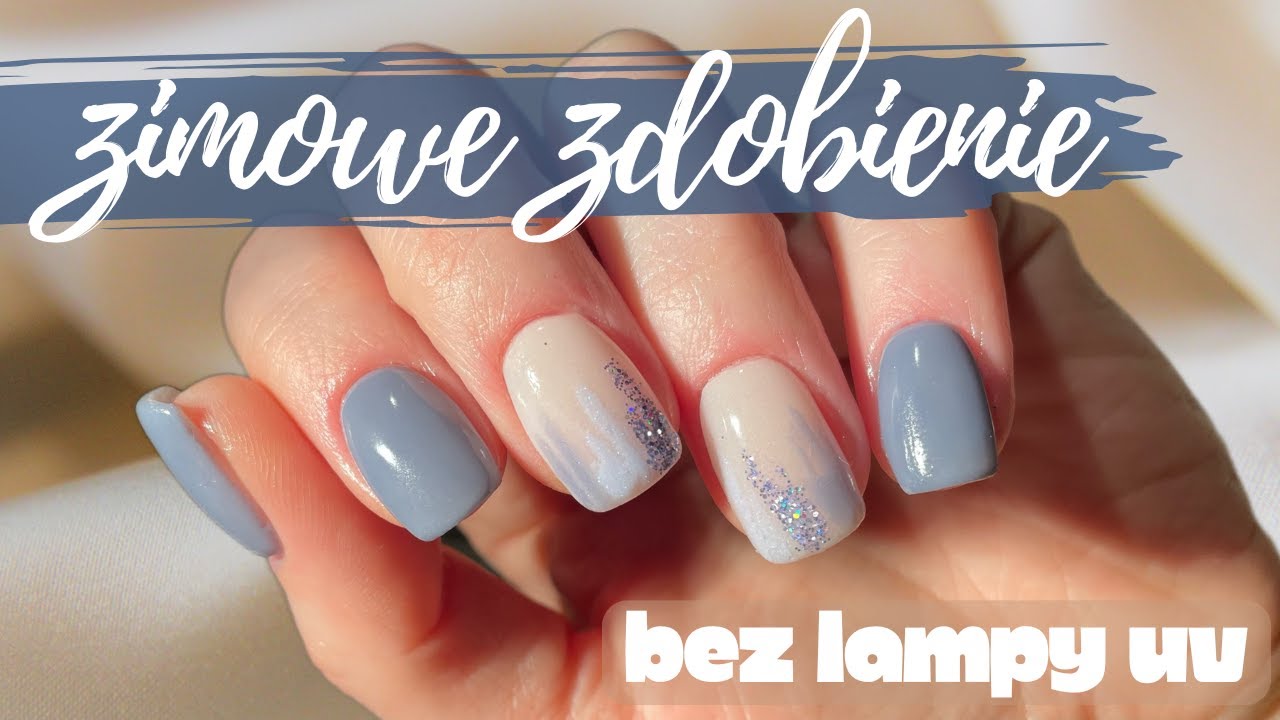 Super szybkie zimowe zdobienie - Manicure Tytanowy | Marisa z Pazurem