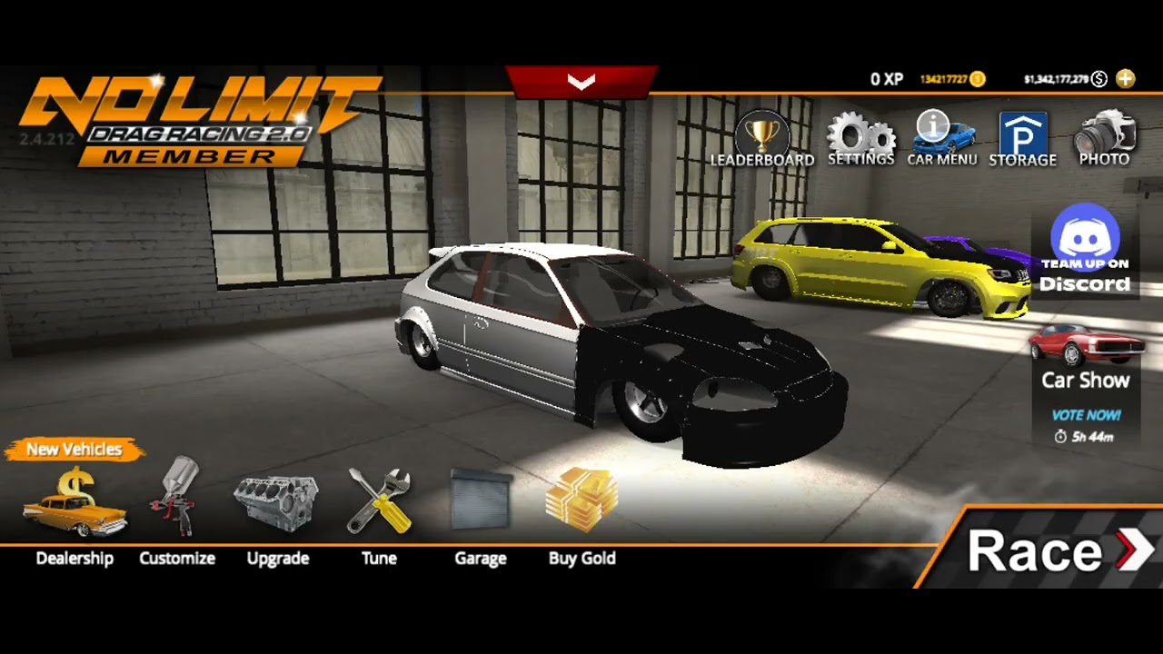 No Limit Drag Racing 2- 5.4 Honda Civic Fastest Tune #nolimit2 