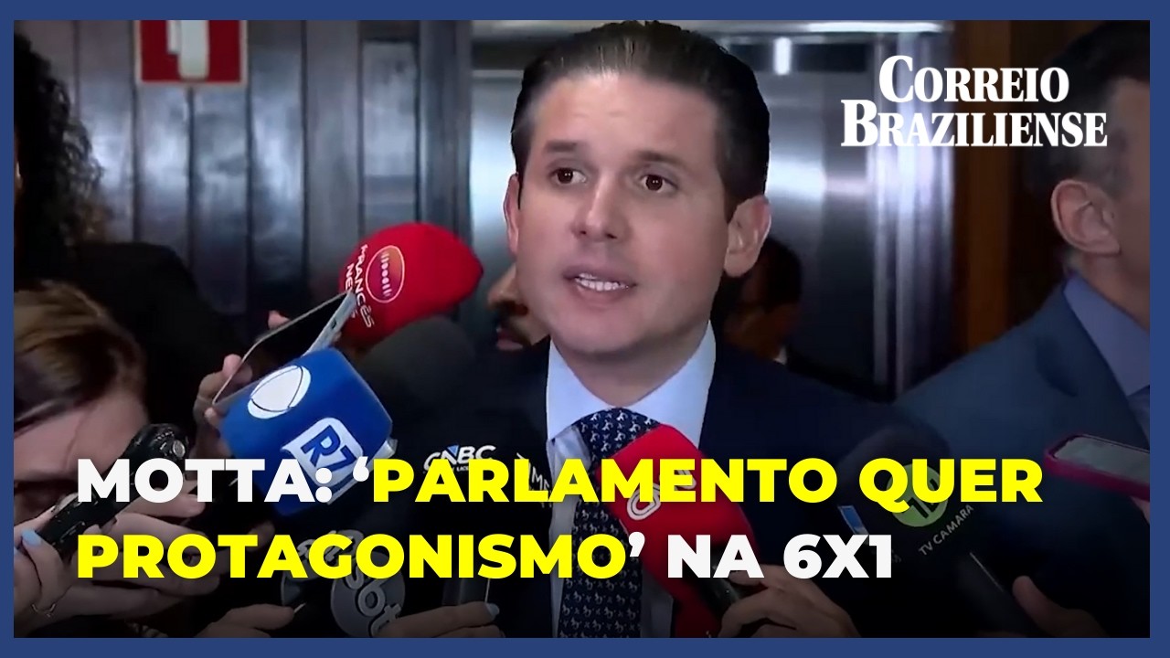 FIM DA ESCALA 6X1: HUGO MOTTA DIZ QUE PARLAMENTO QUER PROTAGONISMO