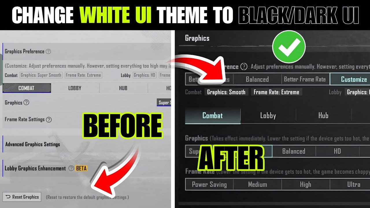 🔴 White UI Theme In BGMI/PUBG 4.3 Update | How To Change White UI To Black Colour Dark UI Theme Bgmi