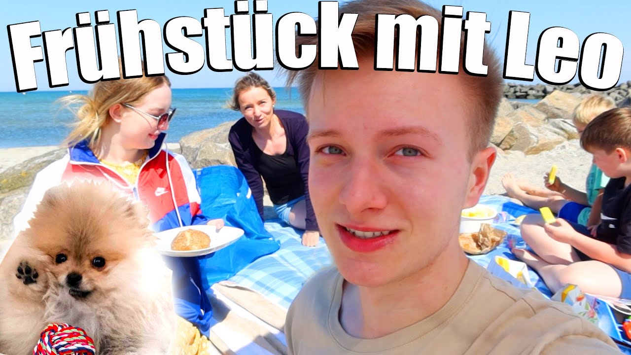 Erstes Mal mit Leo am Strand frühstücken + Wasserschlacht  🤣 TipTapTube
