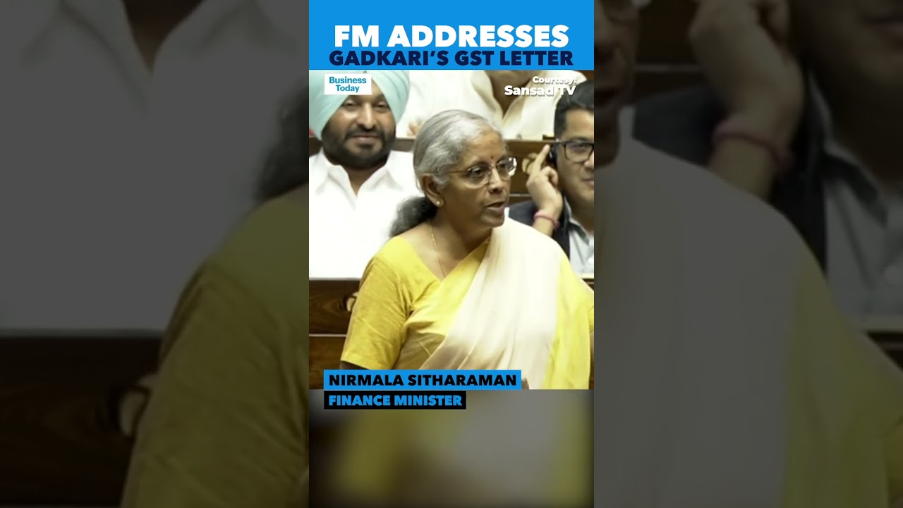 FM Nirmala Sitharaman Says Nitin Gadkari&rsquo;s GST Letter Leaked By Member Of&nbsp;His&nbsp;Delegation
