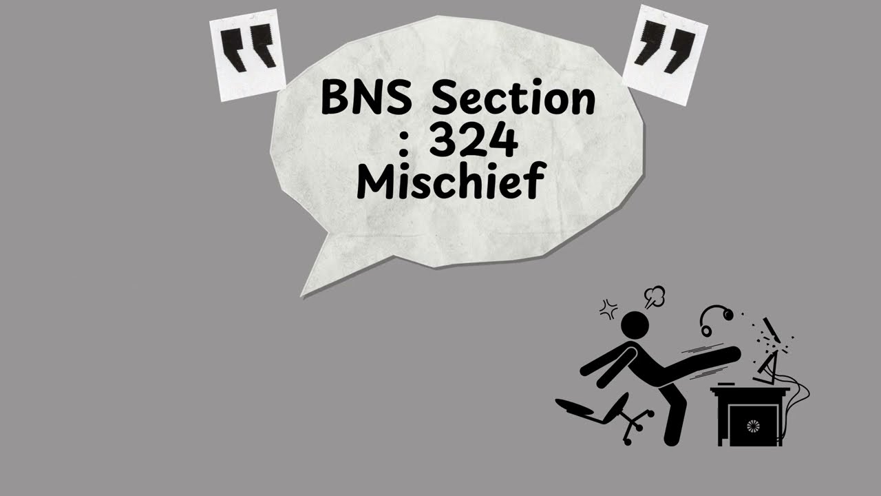 BNS Section: 324 Mischief (best explanation in hindi)