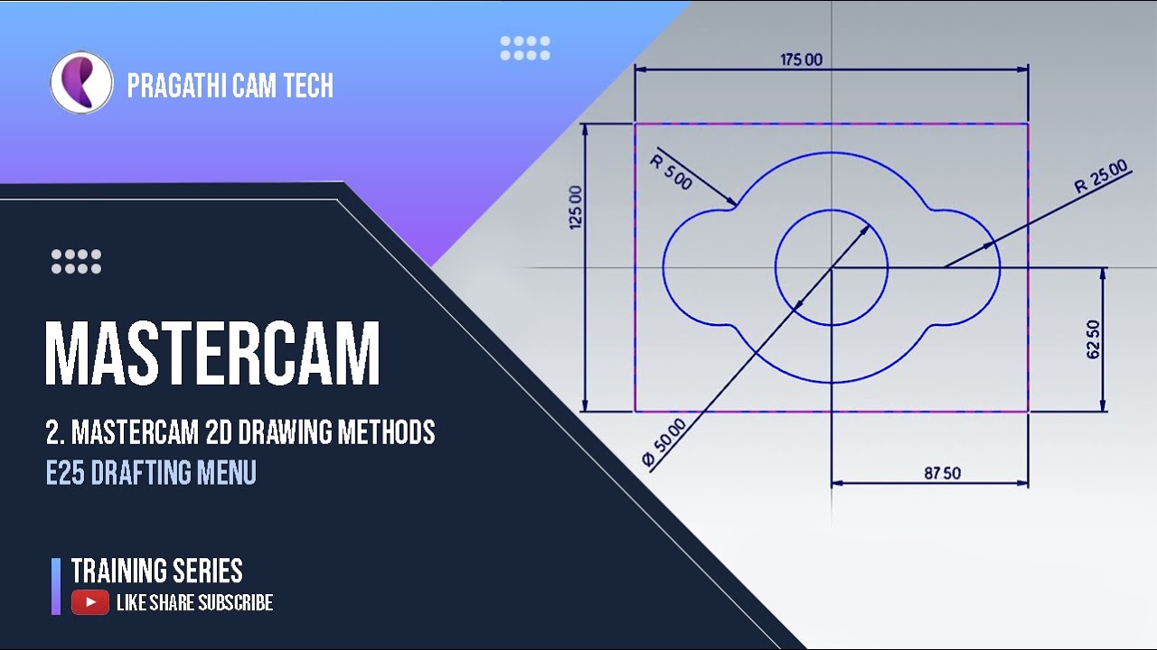 Mastercam   Drafting menu