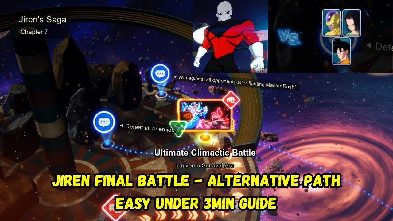 Jiren (3min Full Fight) | Ultimate Climatic Battle, Alternative Path | DRAGON BALL: Sparking Zero