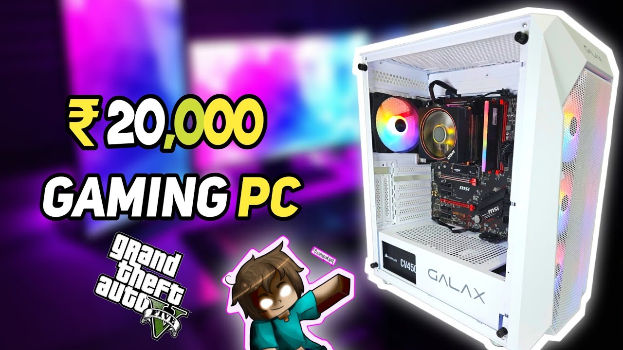 20,000/- Rs Super Budget Gaming PC Build!🔥 With GPU/16GB RAM - Gaming Build 2023