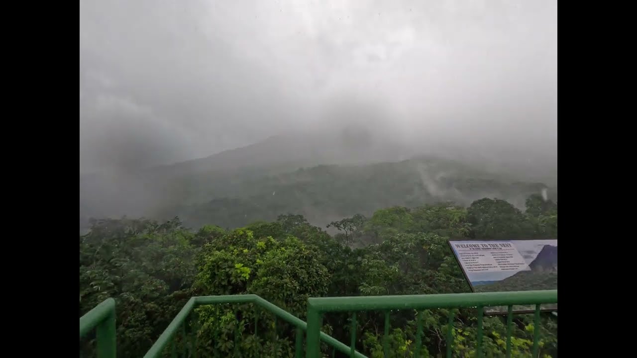 Arenal Observatory Lodge, Costa Rica. The Nest. Tropical Rain.