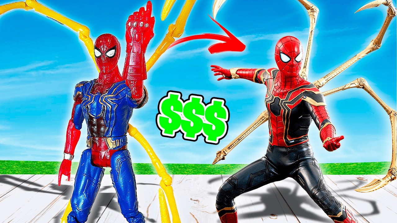 ¡JUGUETE DE SPIDERMAN BARATO VS CARO! - IVANSPIDEY