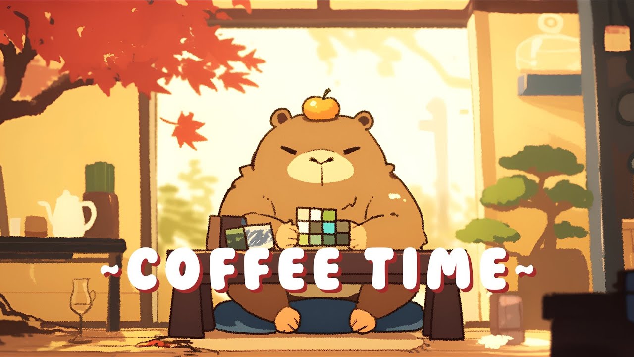 Capybara Study Beats - Chill Jazz Beats to Relax/Study ~ Warm Feelings ~ 🦫 🎮 ☕