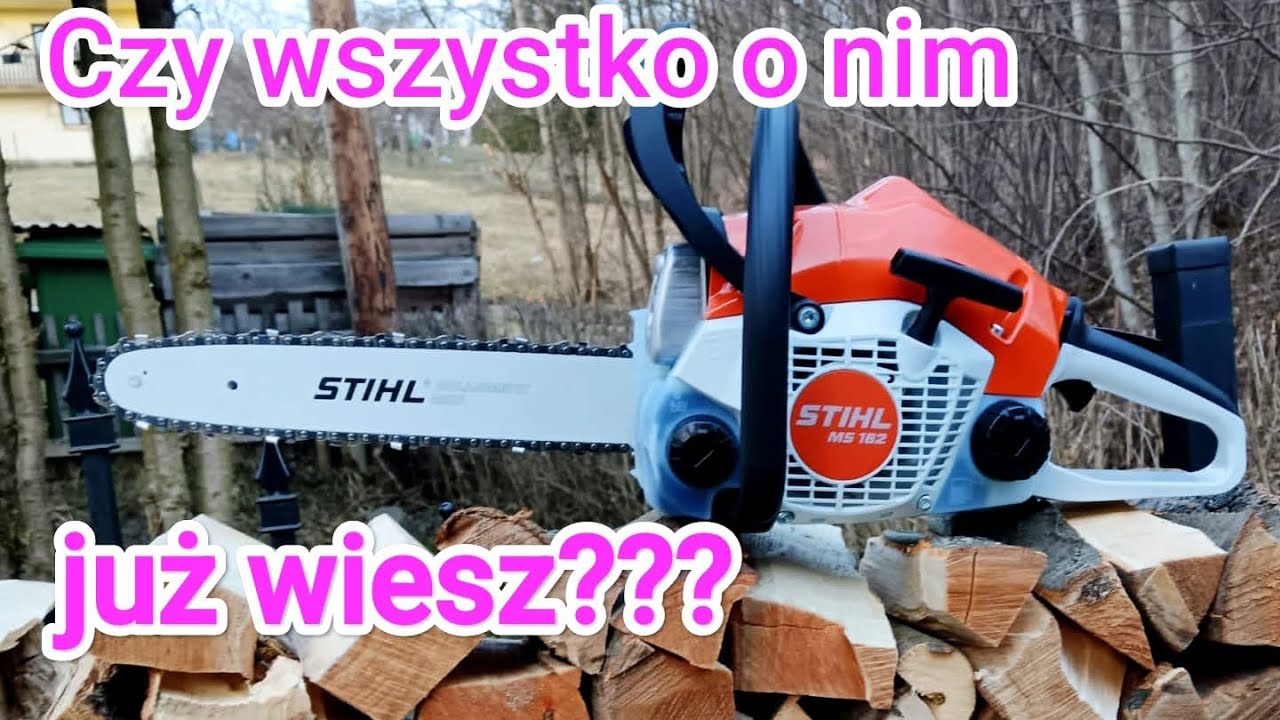 Stihl Ms 162 recenzja i omówienie najmniejszej pilarki