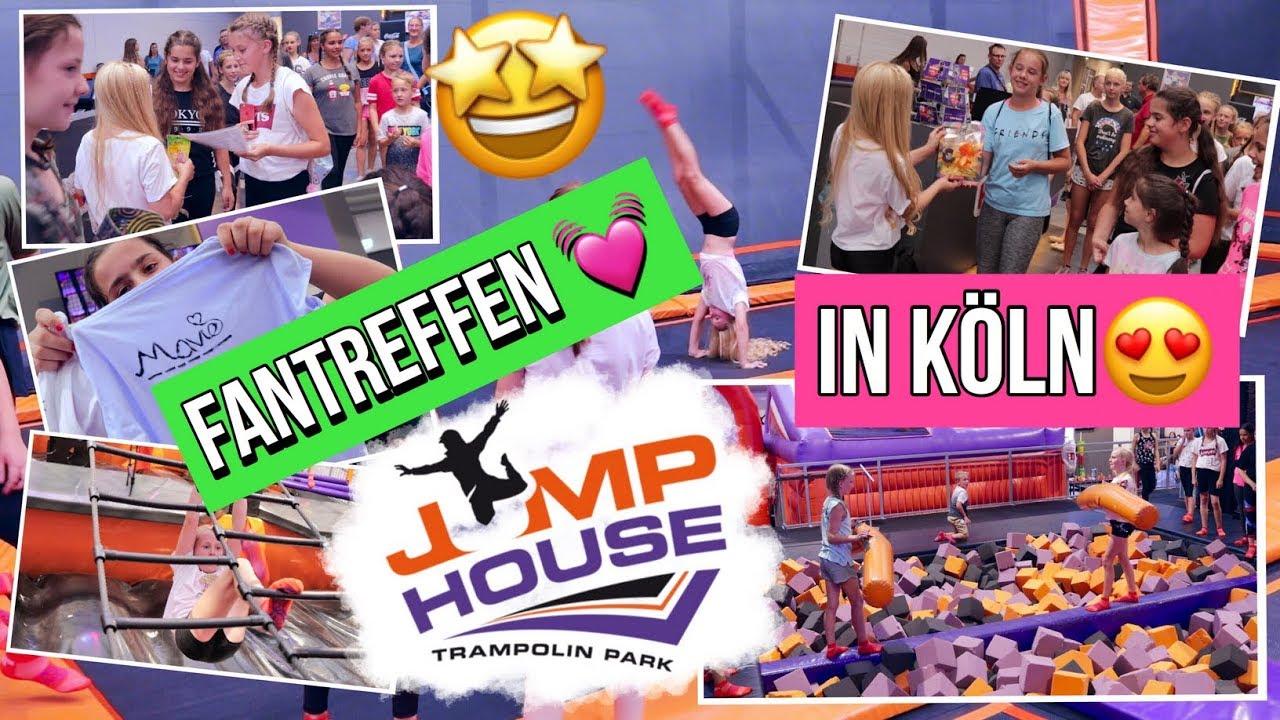 JUMP HOUSE FOLLOW ME AROUND💥Trampolinhalle FANTREFFEN 2018 MaVie Family